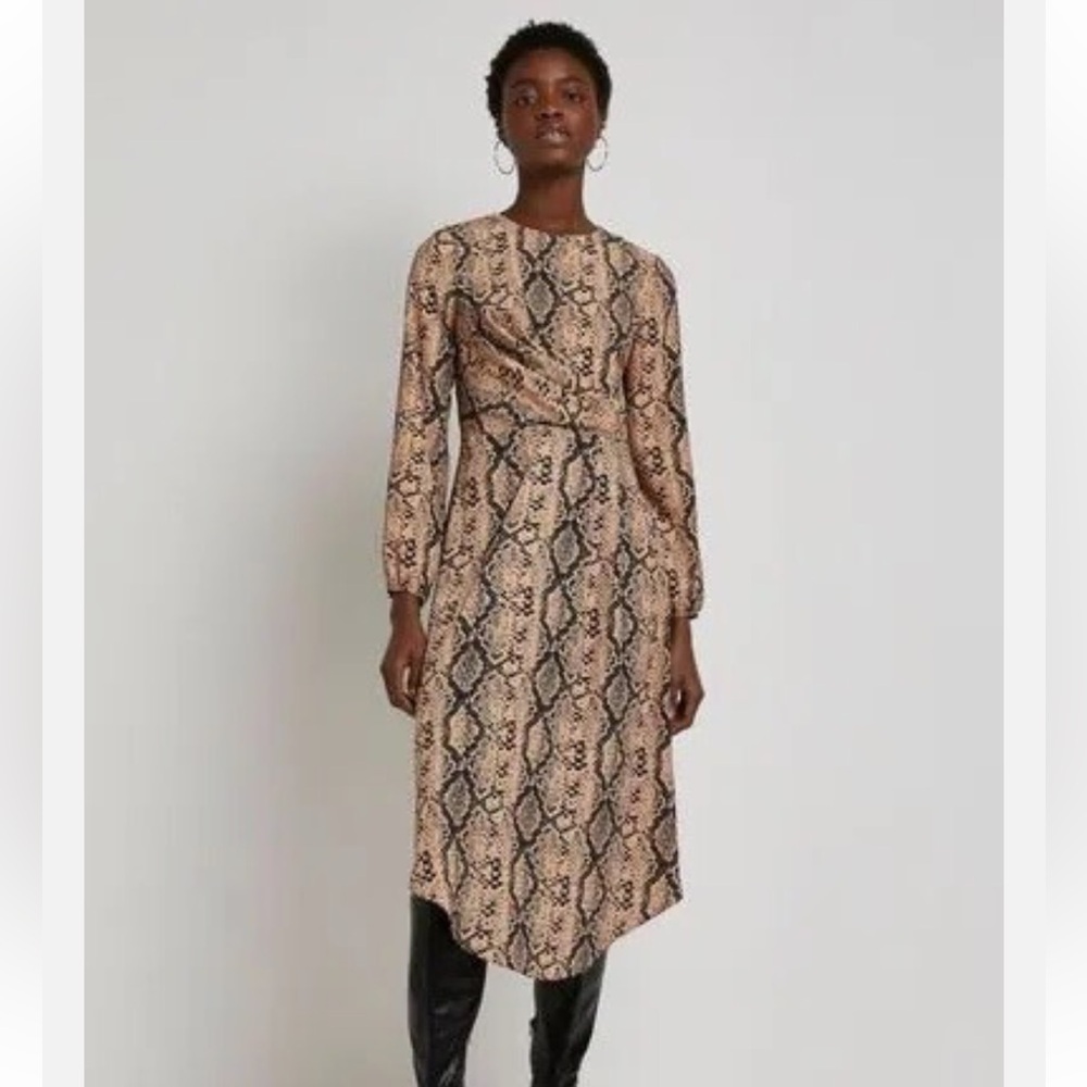 Stylish Snake Print Dress